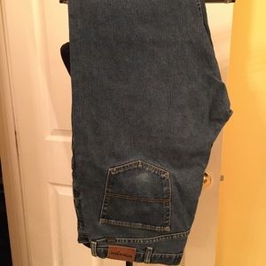 Deep Dark Blue Denim Jeans